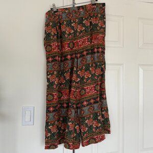 vintage gaucho capris (plus size)